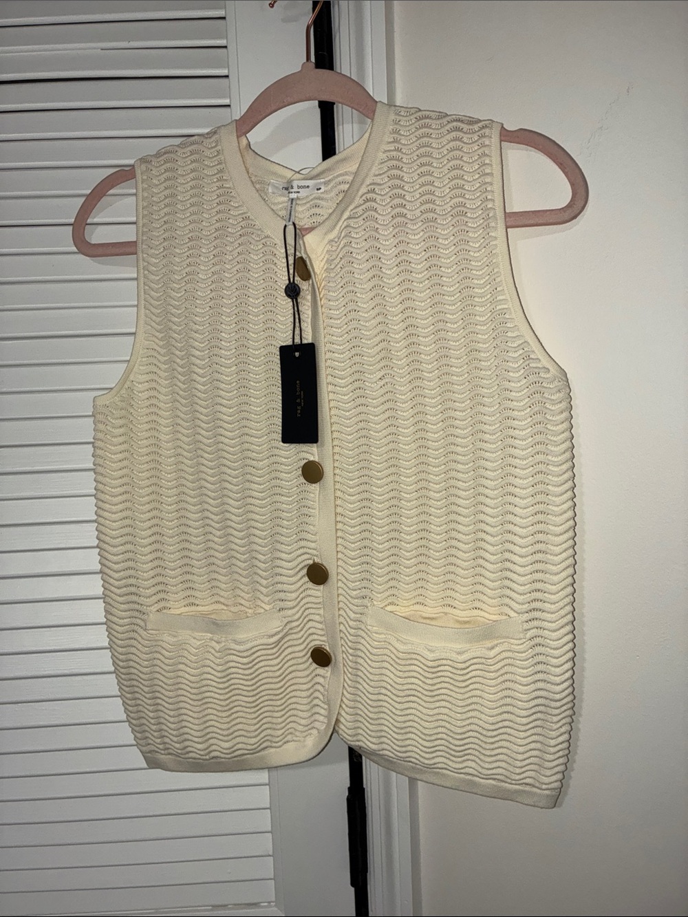 Rag & bone Jax Sleeveless Cardigan
r